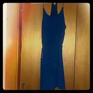 Short Dark blue Gorgeous mini dress .